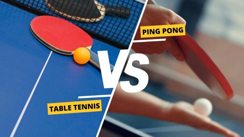 Professional Table Tennis vs Ping Pong