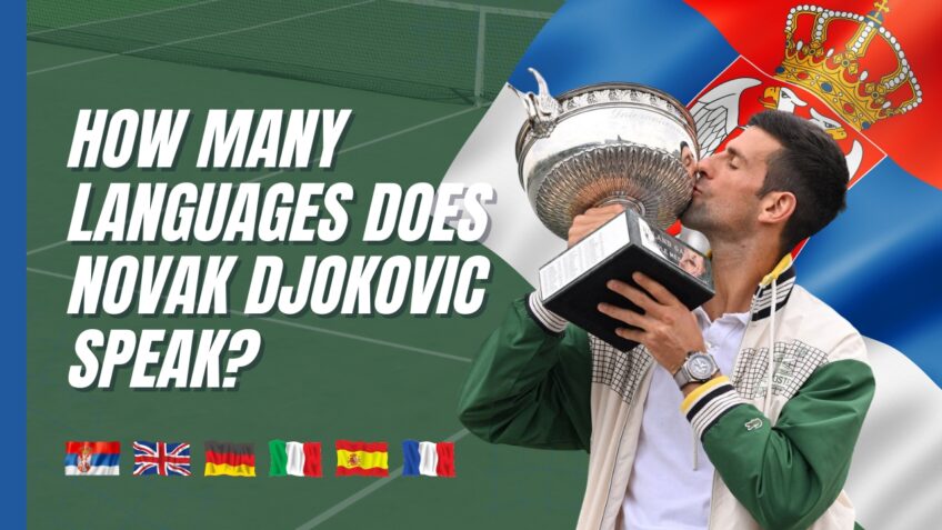 language skills of Novak Djokovic